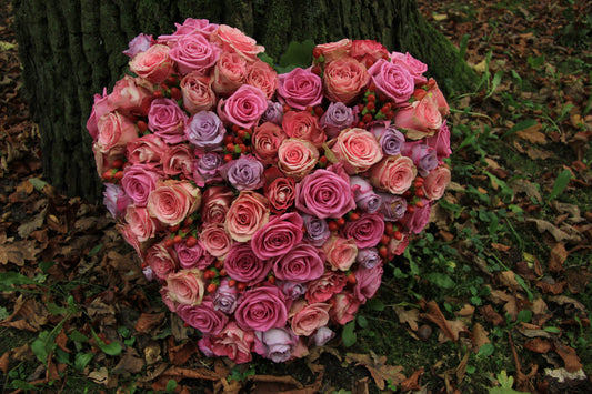 Heart-shaped Sympathy Wreath